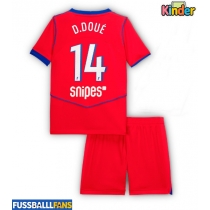 Paris Saint-Germain Desire Doue #14 3rd trikot Kinder 2025-26 Kurzarm (+ Kurze Hosen)